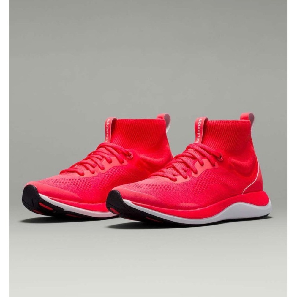 Lululemon Chargefeel Mid Red Sneakers Womens 7.5